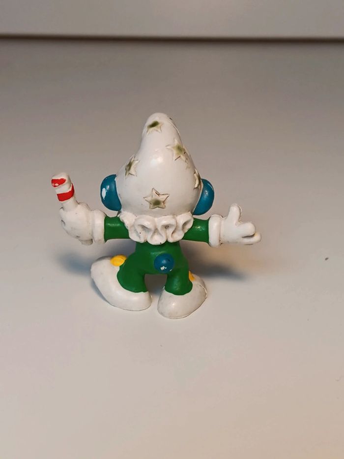 Figurine vintage Bully Schtroumpf clown peyo W.germany - photo numéro 3