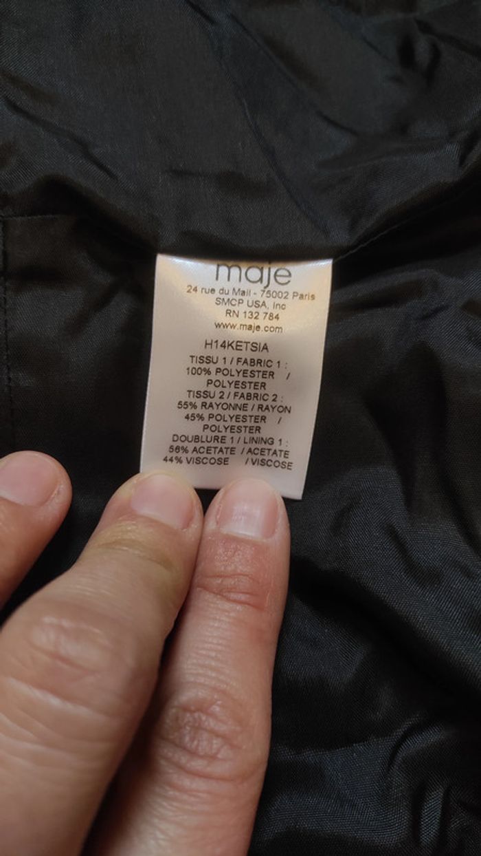 Superbe robe de marque Maje taille 1 - photo numéro 9