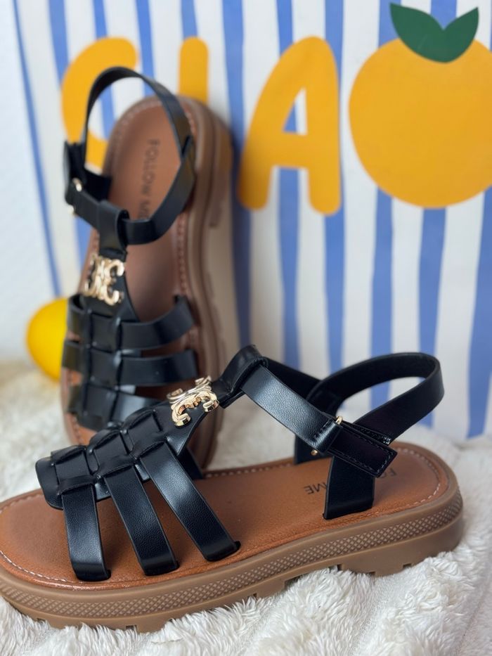 Sandales spartiates fille taille 31 - photo numéro 3