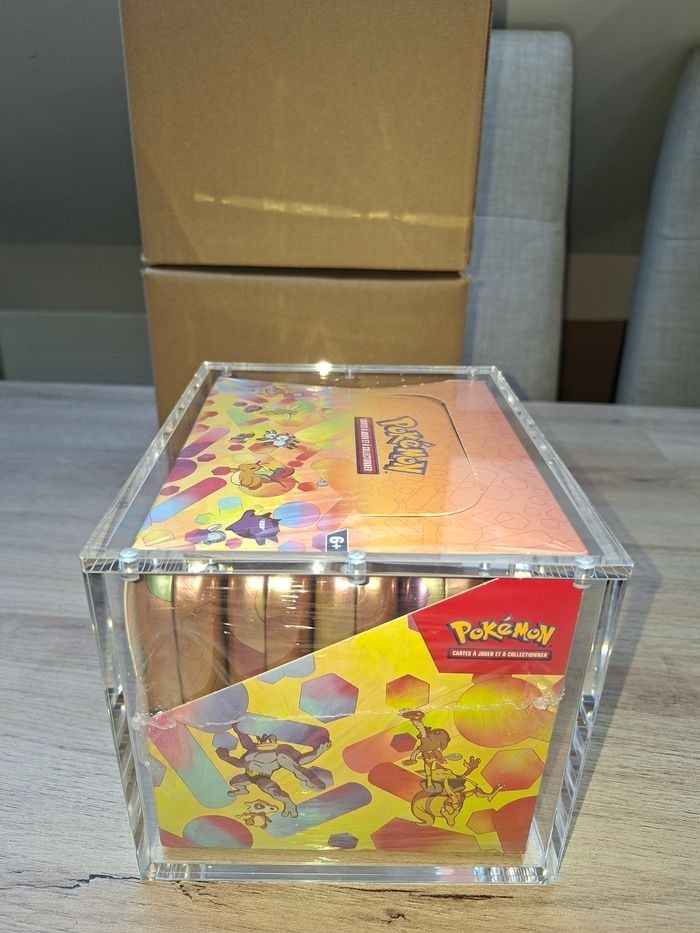 Lot de 2 acryliques pour display mini tin× 10 Pokémon aimantée épaisse 8mm - photo numéro 2