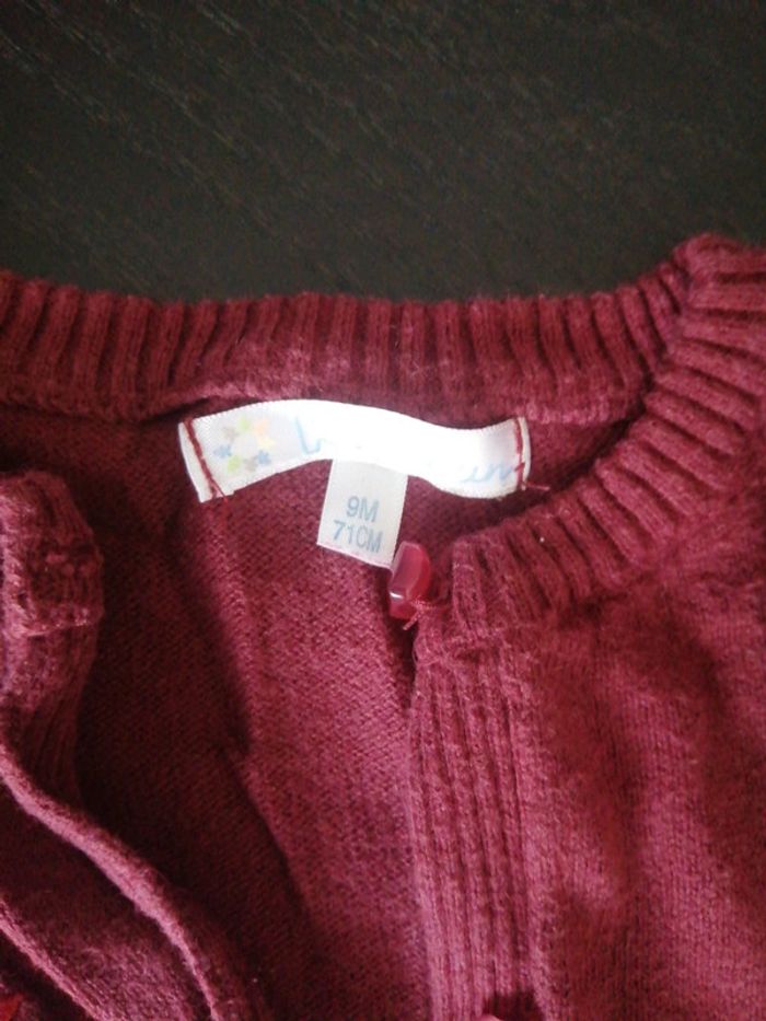 Gilet Coton Kiabi 9 mois - photo numéro 3