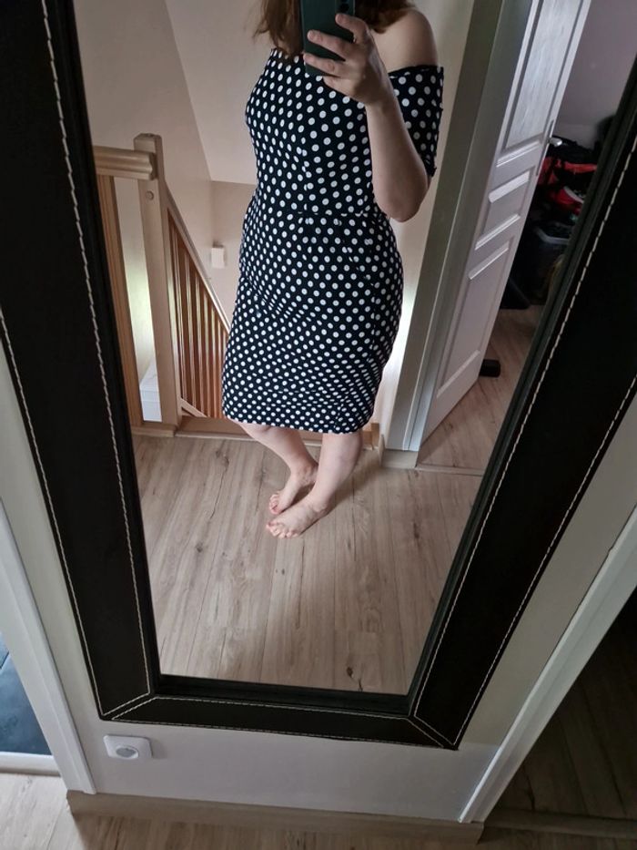 Robe fourreau rétro vintage taille xl belle poque - photo numéro 4
