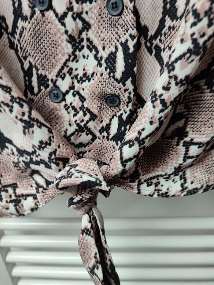 Top oversize fluide imprimé python - photo numéro 9