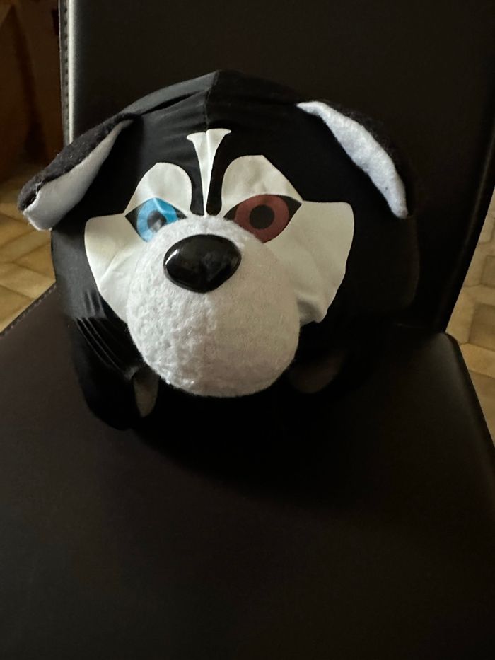 Casque de ski enfant + housse loup - photo numéro 2