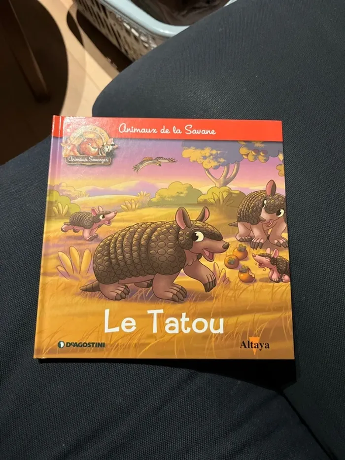 Livre pour enfants altaya le tatou