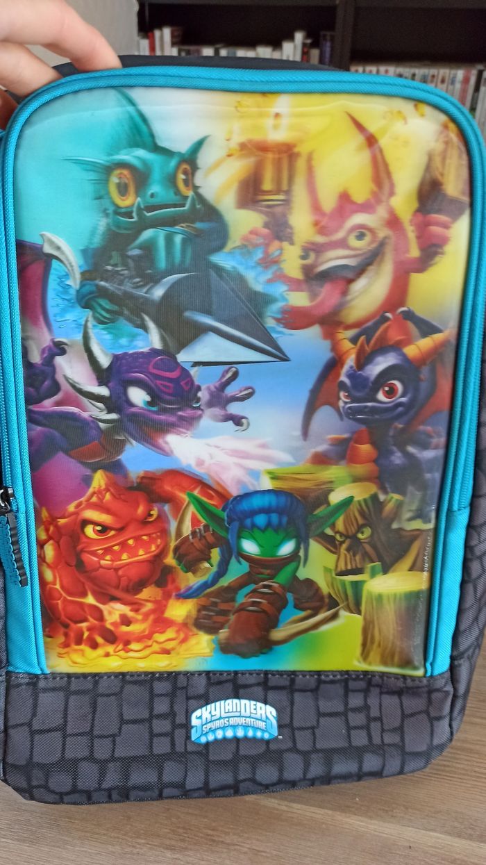 Sac à dos cartable enfant skylanders - photo numéro 2
