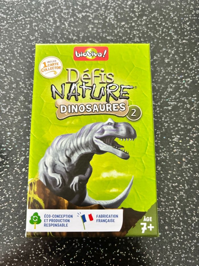 Bioviva - Défis nature - Dinosaure 2 avec 1 carte collector