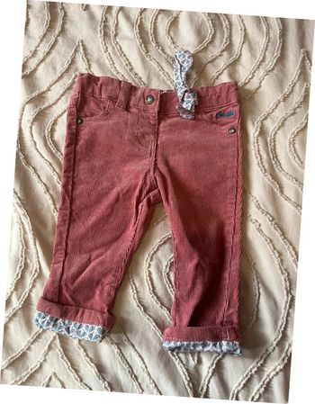 Pantalon velours  6 mois