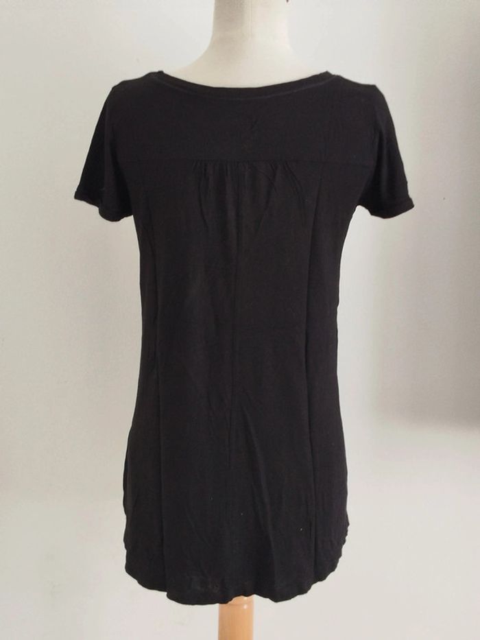 Tee-shirt noir manches courtes AJC taille 42 - photo numéro 2