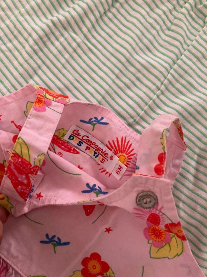 Lot ensemble vêtement bébé fille 6 mois été robe - photo numéro 4