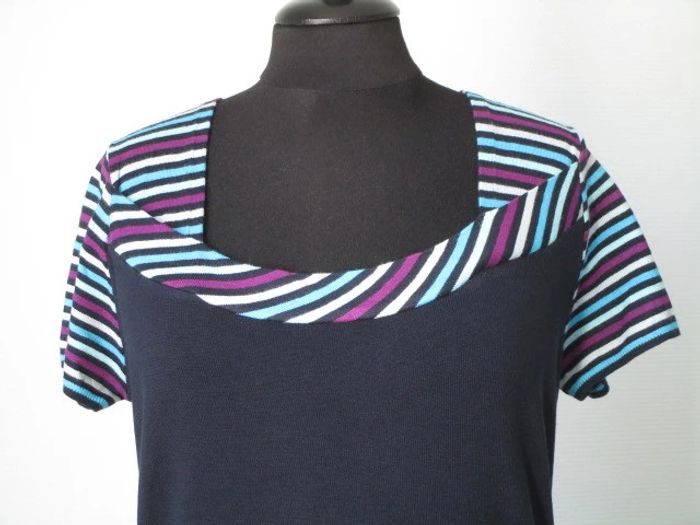 Pull marine rayures Jac Jac 38 NEUF - photo numéro 3