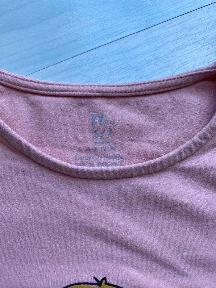 T shirt rose zippy 6/7 ans 116/122cm - photo numéro 2