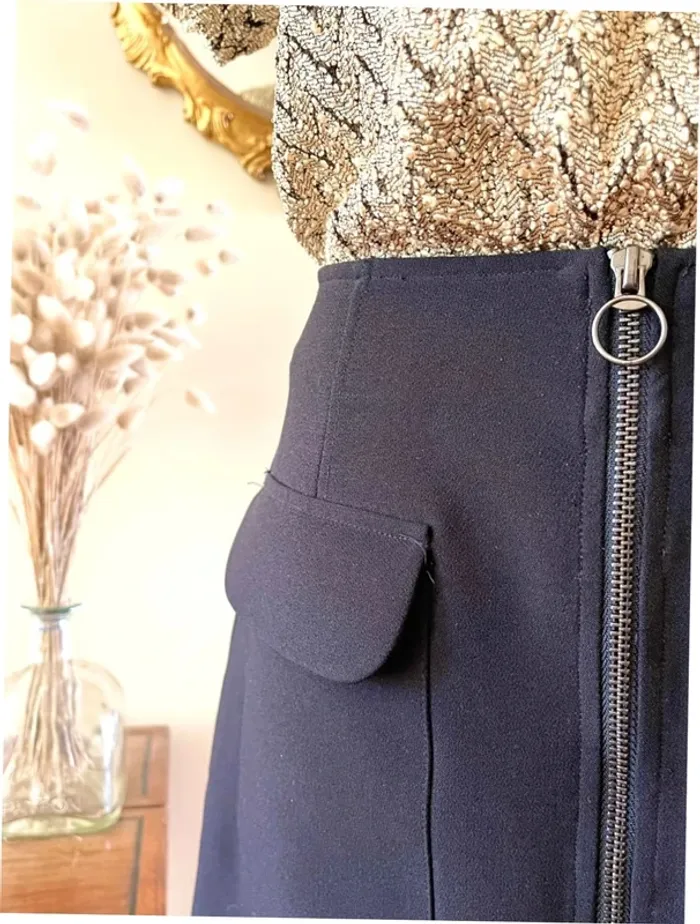 Sublime Jupe Wallis - Style Sixties - Taille 38 (Neuve) - photo numéro 3