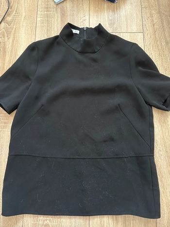 Blouse à col montant