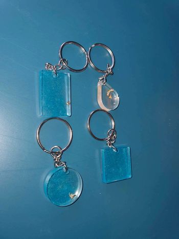 porte clé en résine époxy