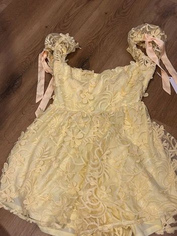 ✨ Magnifique combishort dos nu – Jaune citron – Taille S – Neuve ✨