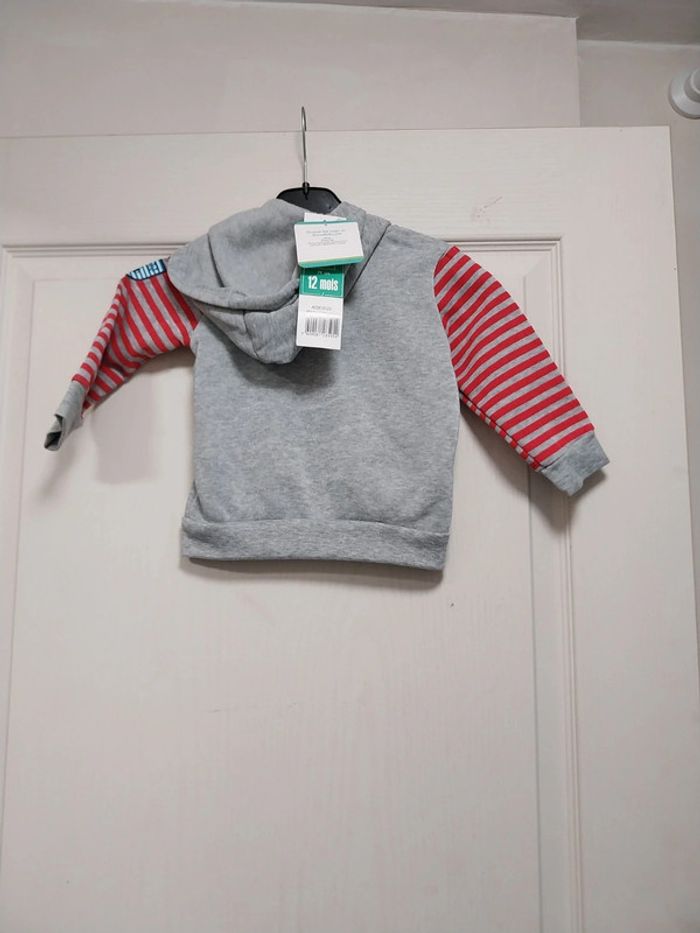 Gilet zippé bébé garçon 12 mois mickey - photo numéro 2