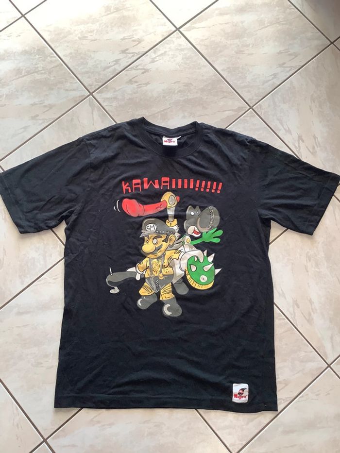 T-shirt geek Kujira Mario
