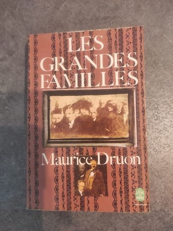 Les grandes familles Maurice Druon Livre de Poche 1977