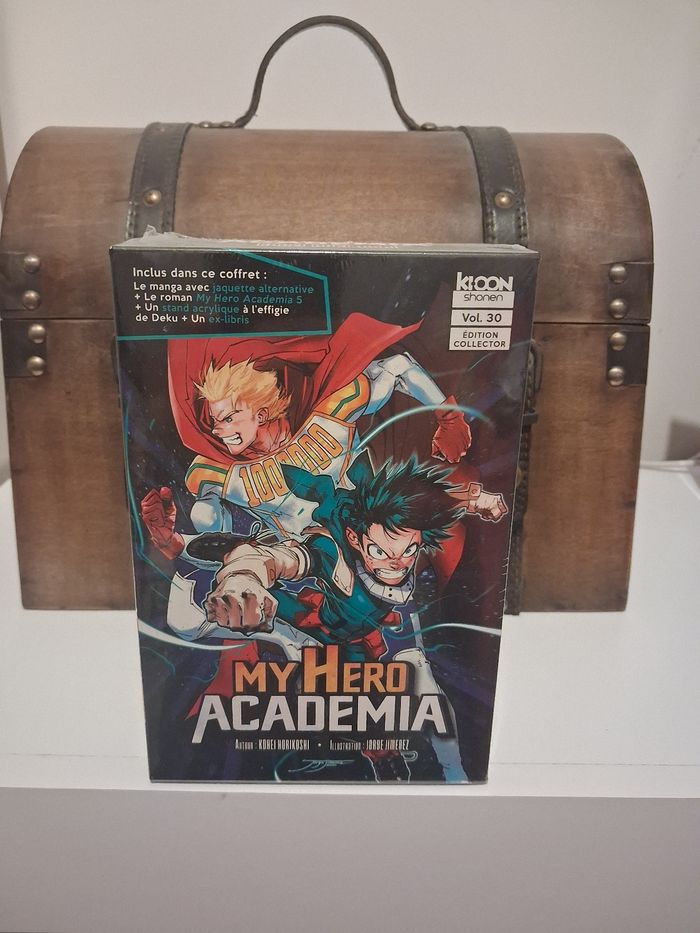 Coffret collector manga My Hero Academia tome 30 édition limitée