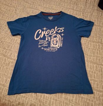 tee shirt bleu 12 ans