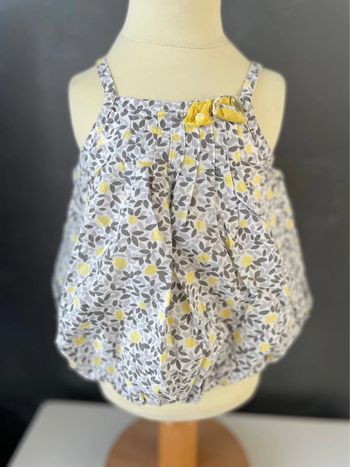 Débardeur jaune bébé
