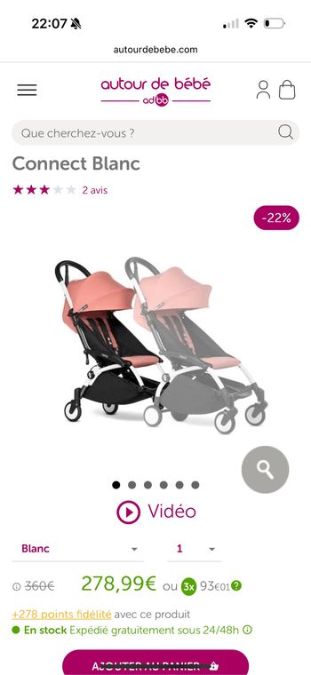 Poussette yo-yo Connect