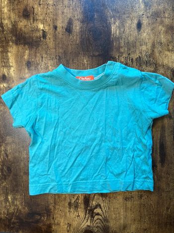 TEE shirt bleu 9 M