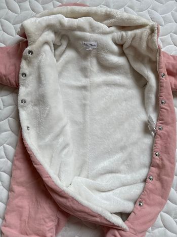 Combinaison pilote en velours côtelé vieux rose  rare– 6 mois – Tartine et Chocolat