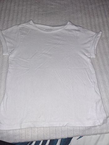 t shirt blanc vertbaudet 7 ans