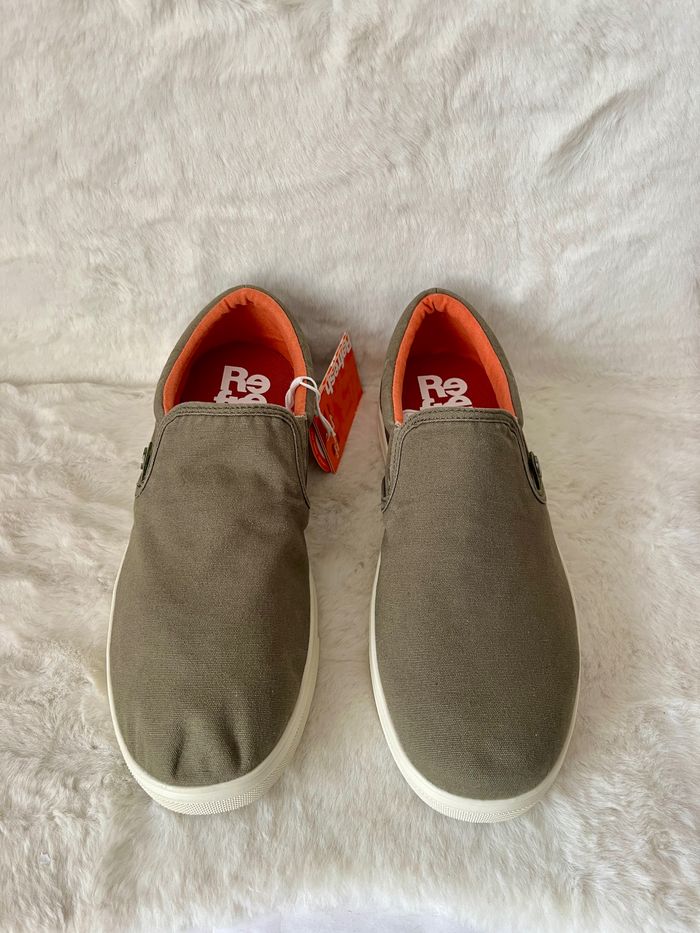 Baskets kaki et corail refresh pointure 42 - photo numéro 3