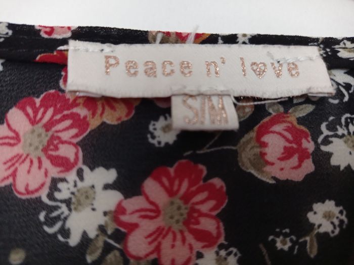 BLOUSE fleurie PEACE N' LOVE. - photo numéro 4