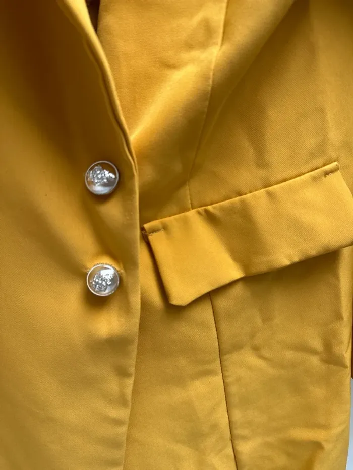 Veste blazer jaune - photo numéro 2