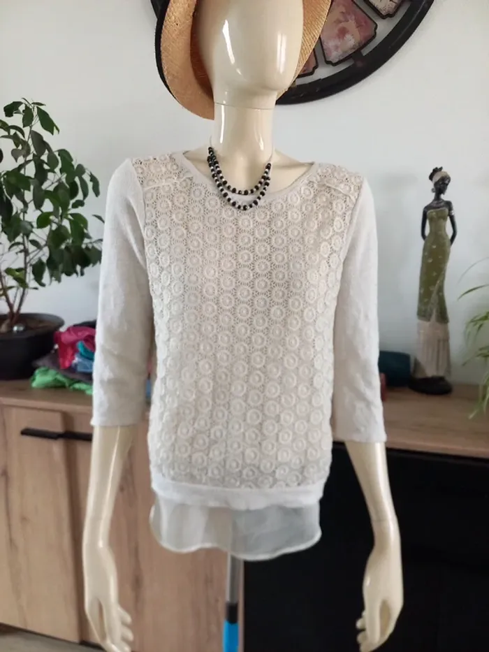 Pull fantaisie Camaïeu S/M - photo numéro 2