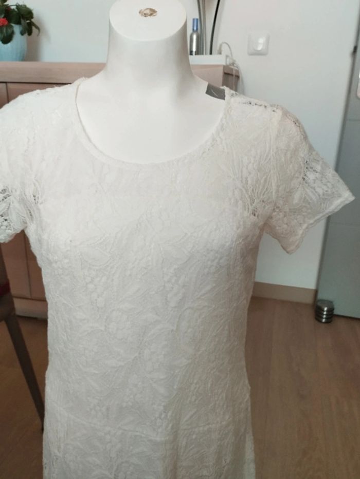 Robe broderie yessica écru taille 44 - photo numéro 2