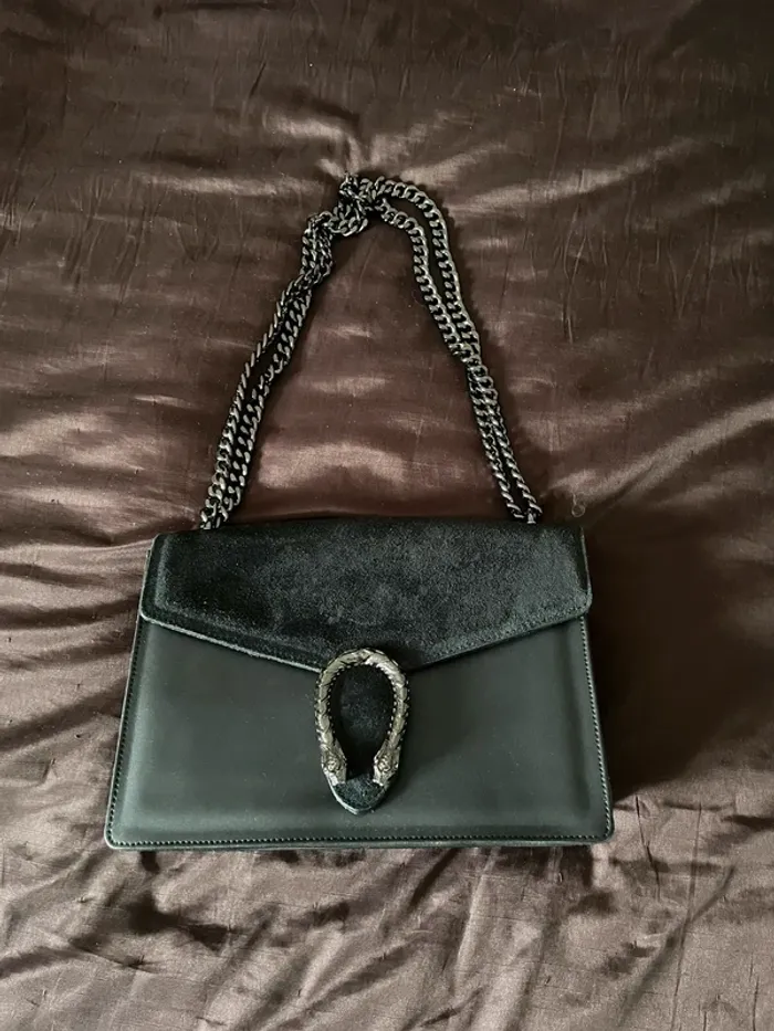 Sac en cuir noir - photo numéro 4