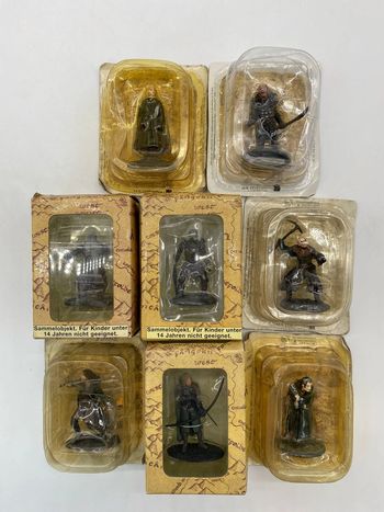 8 figurines Seigneur des anneaux lotr new Line productions