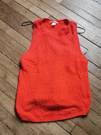 Pull été dos nu sans manche taille S H&M