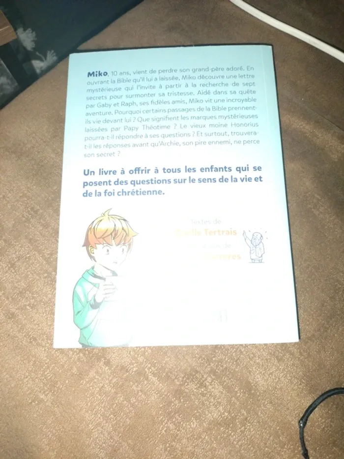 Livre Miko et les 7 secrets de la bible (aventure de recherche )+ 10 ans - photo numéro 4