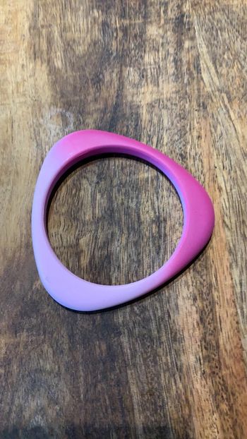 Bracelet rigide rose