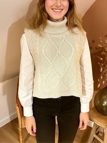 🤍 pull sans manches Primark taille unique neuf 🤍