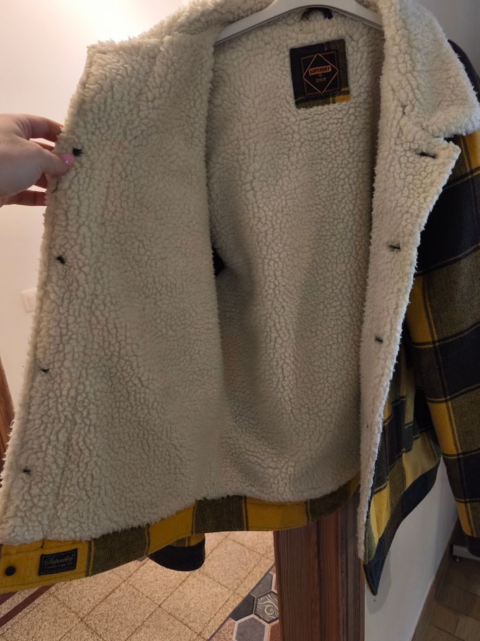 Veste fourrée Superdry pour homme - photo numéro 4