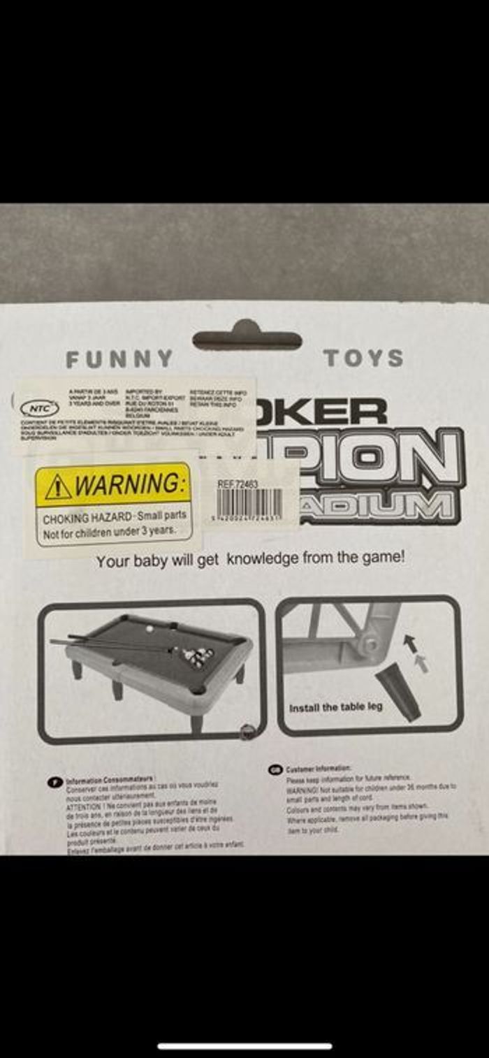Jeu de poche et d'adresse billard 🎱 enfant - photo numéro 6