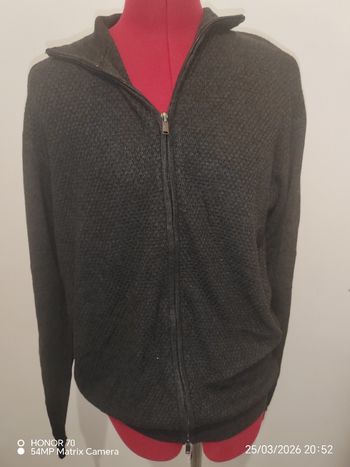 Cardigan zippé 