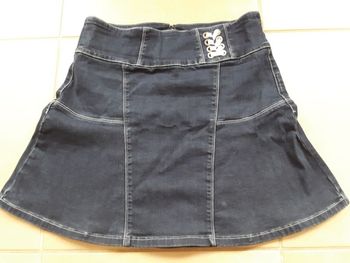 Jupe évasée bleu jeans 40 BREAL TBE