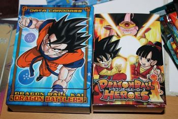 2 Boites box Case deck empty Dragon Ball Z Battlers Heroes Card carte rare set