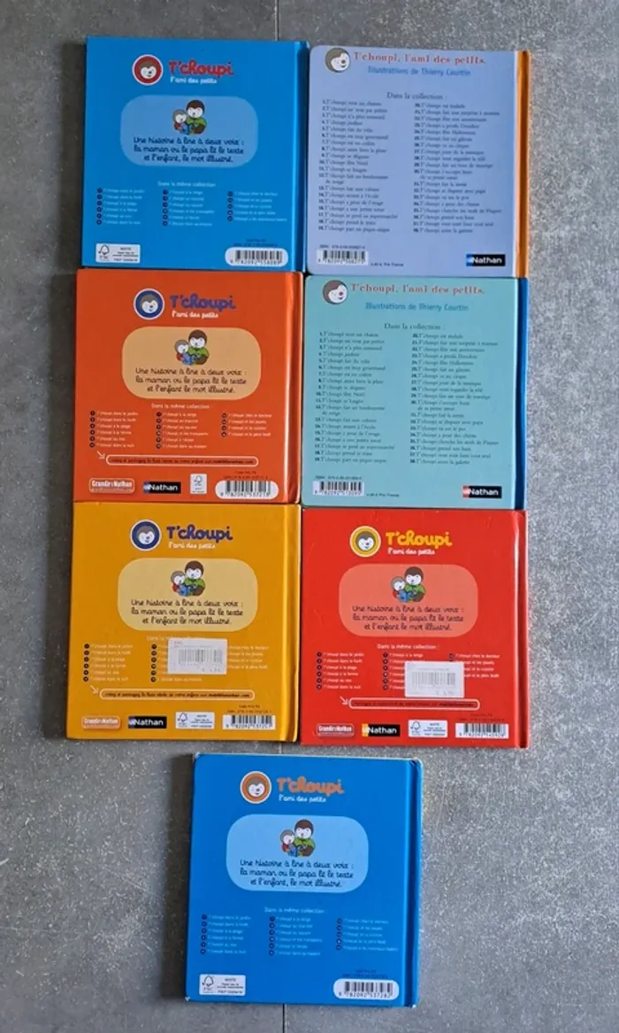 Lot de 7 livres Tchoupi - photo numéro 2