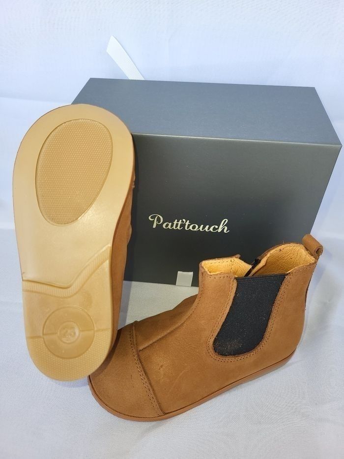 Bottines en cuir cognac Point 23 Made in 🇨🇵 - photo numéro 4