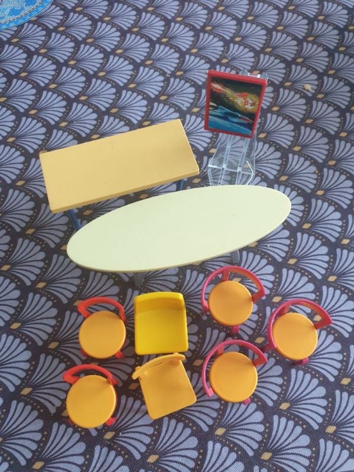 Playmobil mobilier salle à manger