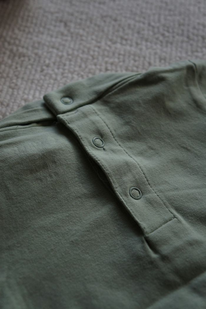 Tee shirt manches longues col haut 6 mois - photo numéro 5